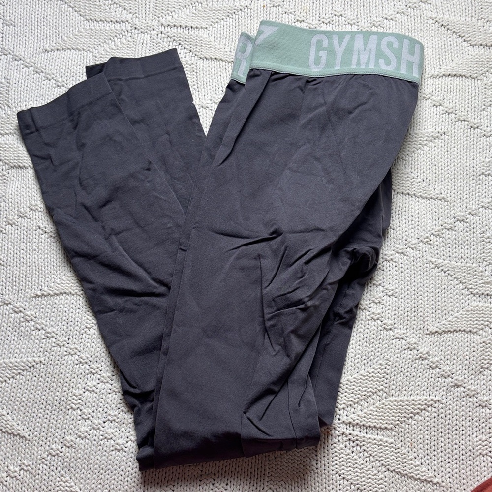 Gymshark Gray and Green Leggings